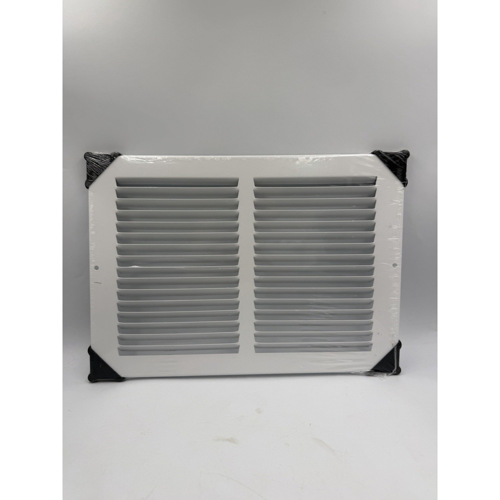 13 x 10 White Steel Return Air Grille HVAC Vent Cover Grill for Wall & Ceiling